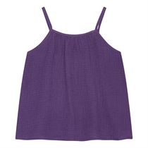 BIRKHOLM Muslin Top Vindrue Lilla